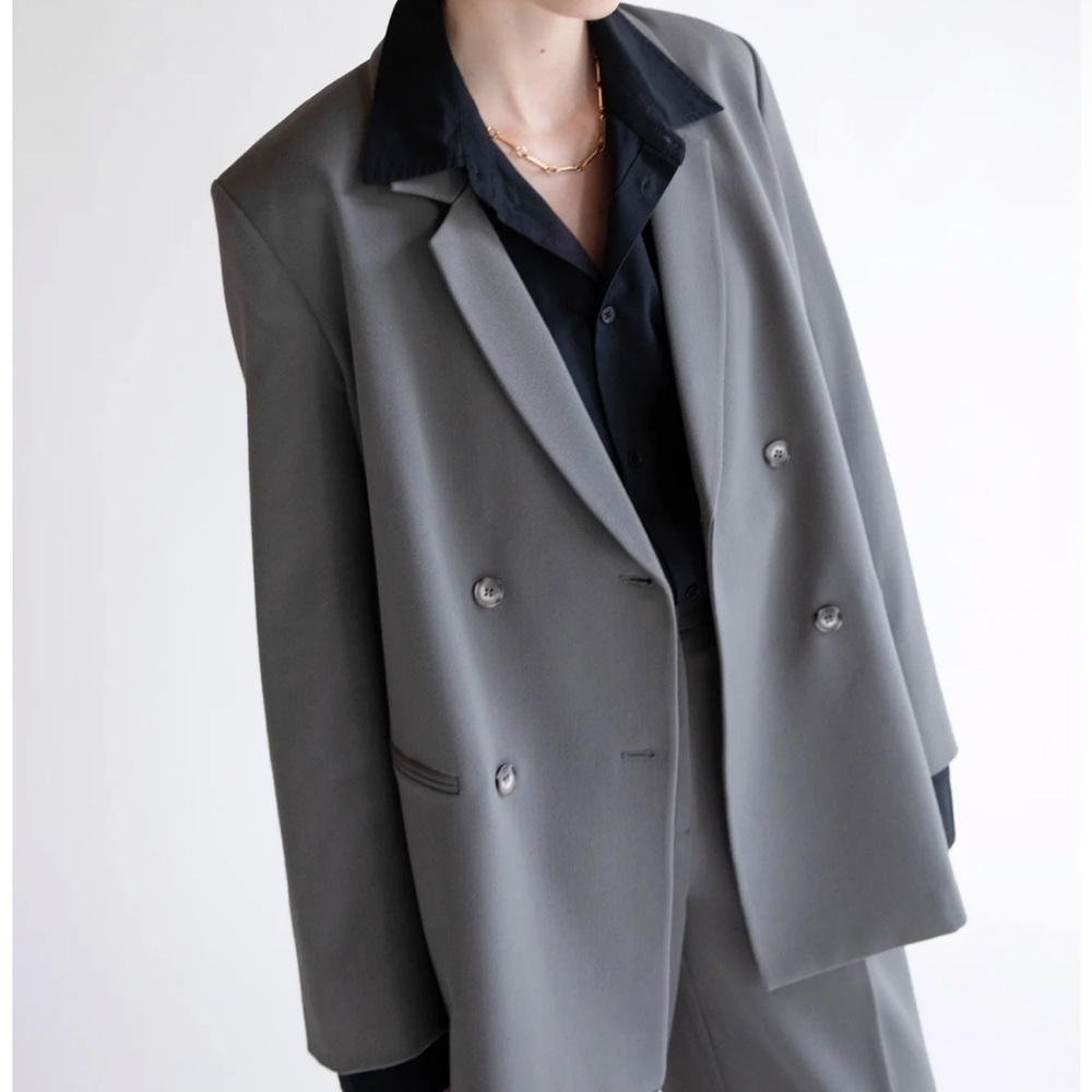 Oak + Fort Oversized Blazer NWOT